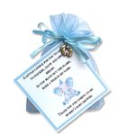 Baby Shower Favours | Wish Candles | Multipack | Baby Shower Décor | Thank you for coming | Baby Boy | Baby Girl | Blue Pink (Blue)