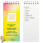 SOL To Do List Notebook, Hardback | 80 Sheets | 24 x 14cm | To Do List Pad, Things To Do Today Pad To Do List Planner Day Planner | Things To Do Pad Undated Planner Notebook To Do Notebook Sticker