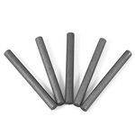 5PCS 100x10mm Graphite Rod, Graphite Electrode Bar Carbon Stirring Rod, Electrode Graphite Cylinder Rods, Graphite Stick for Electrode, Melting Casting, Crucibles