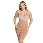 Leonisa Tummy Control Body Shaper Shorts for Women - Slimming Shapewear Pants Beige