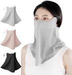 UV Protection Face Sun Mask with Neck Coverage Breathable Design for Outdoor Activities