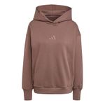 adidas Women's All SZN Fleece Boyfriend Hoodie, Earth Strata, Medium