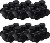 MAKERELE 6-Pack 250-6AWG 3 Port Insulated Wire Connectors