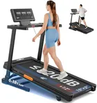 THERUN Treadmill with Incline,8.7 MPH 12% Auto Incline Treadmill,Compact Treadmill for Home,Brushless Motorized Treadmills for Quiet Running