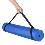 Kabalo - 173cm long x 61cm wide - EXTRA THICK 6mm - Non-Slip Yoga Mat with carry strap, also for Exercise/Pilates/Gym/Camping, etc