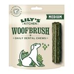 Lily's Kitchen Woofbrush Dental Chew - Natural Dental Sticks for Medium Dogs (5 Packs of 7 Chews)