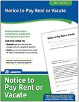 Adams Notice to Pay Rent or Vacate, Forms and Instructions [Print and Downloadable] (LF280), White