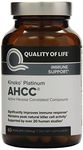 Quality of Life Kinoko Platinum AHCC 750 Mg 60 Ct by Quality of Life