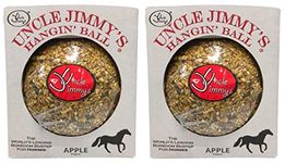 (2 Pack) Uncle Jimmy's Hanging Balls - Apple Flavor Horse Treats