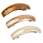DODUOS 3PCS Hair Barrettes for Women, Barrette Hair Clips for Thick Hair, Retro Classic Large Barrettes French Clip Barrettes, Hair Slides and Clips for Women Fine Hair, French Design Hair Barrette