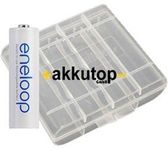 Panasonic 4x Eneloop 1.2 V Micro AAA Batteries + Battery Box
