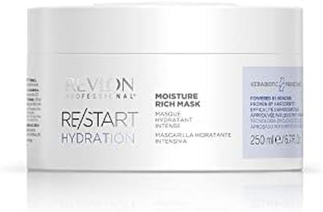 Revlon Professional Re/Start Hydration - Moisture Rich Mask - Masque Cheveux Hydratant - Soin des Cheveux Intense - Soin Cheveux Nourrissant et Lissant - Contrôle des Frisottis - 250 ml - 1 Unité