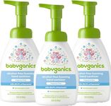 Babyganics Alcohol-Free Foaming Hand Sanitizer, Fragrance Free, 8.45oz Pump Bottle (Pack of 3)