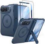 FNTCASE for iPhone Duo Case: with Kickstand Hinge Protection Shockproof