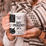 Giftcart Dad's Emergency Jokes Coffee Mug | Gift for Father | Gift for Dad | Gifts for Fathers Day