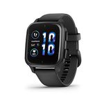 Garmin Venu Sq 2, AMOLED GPS Smartwatch, All-day Health Monitoring and Fitness Features, Music Storage, Sports Apps and More, Square Design Smartwatch with up to 11 days battery life, Black