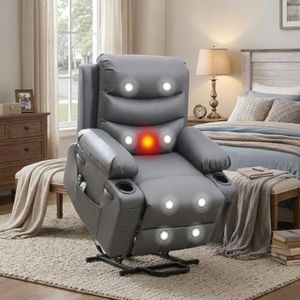 Garvee Oversized Power Lift Recliner Chair for Elderly with Wide Seat