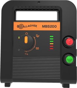 Solar Electric Fence Charger, Battery, 90-Acre, 2.0 Stored Joules