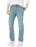 Amazon Essentials Men's Slim-Fit Stretch Bootcut Jean Pant, Light Blue Vintage, 38W X 30L