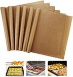 KEWAYO 6Pcs Thick Copper Grill Mats for Outdoor Grill, Non-Stick BBQ Grill Mats, Reusable, and Easy to Clean for Works on Electric Grill Gas Charcoal BBQ and Oven(0.11MM Thickness 23.62 x 15.74 Inch)