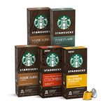 Starbucks by Nespresso Capsules, (50 Pods, Compatible With Nespresso Original Machines) (Mild Variety Pack), Box - 0.057 Kg