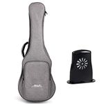 AKLOT 32 inch Gig Bag Carry Handle Case for 30＂ Baritone Ukulele 32" Bass Ukulele Guitalele 12MM Thick Padding with Humidifier