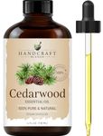 Handcraft Blends Cedarwood Essential Oil - Huge 118 ml - 100% Pure and Natural - Premium Grade with Glass Dropper