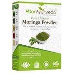 Attar Ayurveda 100% Moringa Leaf Powder (200g) | Drumstick Leaf powder | Herbal Supplement | Good for Immunity, Digestion, skincare and Haircare | 100% Natural and Preservative-free
