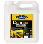 AMWAX Car And Bike Body Polish (Can Pkg) 5 Litre, Multicolor