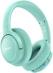 Bluetooth Wireless Headphones Over Ear,BERIBES 65H Playtime and 6 EQ Music Modes with Microphone,HiFi Stereo Foldable Lightweight Headset, Deep Bass for Home Office Cellphone PC Etc.(Green)