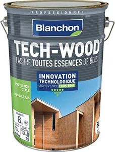 Lasure Tech-Wood ® - BLANCHON - 5 Litres - Chêne Foncé
