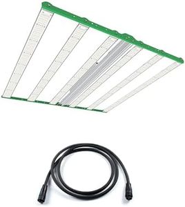 RDJ Bouns TF7200 720W LED Grow Light with 2-Pin 12AWG 6.6ft Long External Power Extension Cord
