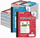 BAZIC Primary Journal Composition Book Marble, 100 Sheet Drawing & Writing Grades K- 2 Notebook Journal Comp Notebooks, 48-Pack