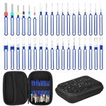 36 PCS Upgraded Terminal Removal Tool Kit, Pin Extractor Tool, Terminal Ejector Kit, for Car Automotive Most Connector Terminal