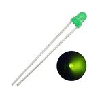 Electronic Spices 1000PCS 3mm Green LED Diode Lights LEDs for High Intensity Super Bright Lighting Bulb Lamps Electronics Components Lamp Diodes