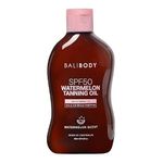 Bali Body Watermelon Tanning Oil SPF50 – Tanning Oil with SPF for Dark Glow Skin, Fast-Absorbing, Non-Greasy Formula, Hydrating, Travel Size, Cruelty-Free, Vegan Australian Made (100ml/3.4floz)