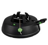 KRINNER® Green Line Comfort Grip S Recycled Christmas Tree Stand with Foot Pedal Single Rope Technology with 3.0 Litre Water Tank for Tree Height up to 2.3 m Made in Germany 94219 Black