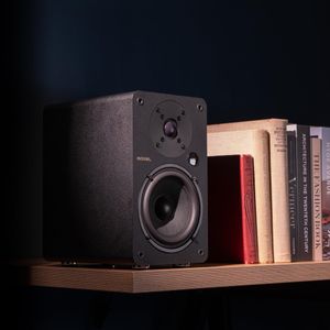 Roxel Onyx Bookshelf Speakers – Black Stereo Audio Pair