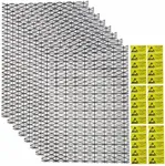 LJY 30 Pieces Antistatic Bags ESD Shielding with Top Open for Motherboard Graphics Video Card LCD Screen with Labels, 30 x 40 cm / 11.8 x 15.7 inch