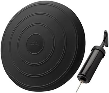 EVEREST FITNESS Cojín de aire, relleno de aire, diámetro de 33 cm, incluye bomba de aire, cojín de equilibrio, cojín de entrenamiento, cojín de asiento y respaldo