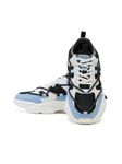 The Souled Store Swift Blue Men and Boys Lace Up High Top Sneakers