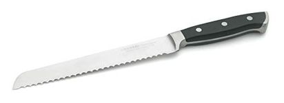 Crystal - CL-905 Stainless Steel Bread Knife, Black