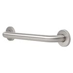 Homewerks 068 HW11416SS 24 inch Bathroom Grab Bar with 1-1/4 Inch Diameter and Concealed Screws ADA Compliant, Stainless Steel