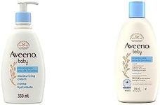 Aveeno Baby Eczema Care Daily Moisturizing Body Cream + Eczema Care Wash Bundle