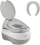 LOVON 3-in-1 Potty Training Toilet for Toddlers – Potty Chair, Trainer Seat & Step Stool, Soft Cushioned Seat, Non-Slip, for Boys & Girls Ages 1.5–5