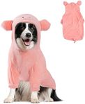 NACOCO Halloween Pig Dog Costume - Pet Christmas New Year Hoodie Warm Party Coat Outfit for Small and Medium Cat Dog Clothes(L)