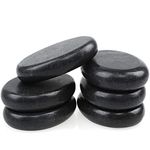 HEALIT-Body-Health-Care-Physical-Therapy-Stone,hot-Stone-Massage-Set,Large-Black-Basalt-Hot-Stone-Set-Great-for-Spas,-Massage-Therapy,-Relaxation-(6-PICS)