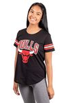 Ultra Game Women's Soft Mesh Jersey Tee Shirt NBA, Black, X-Large