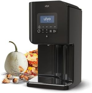 LEVO II+ - Herbal Oil Infusion Machine Plus Filter Technology - Botanical Extractor, Herb Dryer, Decarboxylator, Oil Infuser - Easy Edible Infusion Maker for Gummies, Brownies & More - Licorice Black