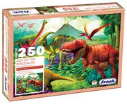 Frank Age of The Dinosaurs Jigsaw Puzzle (250 Pieces) for Kids Above 9+ Years - Fun & Challenging Brain Booster Games | Educational Puzzle for Focus and Memory -34506